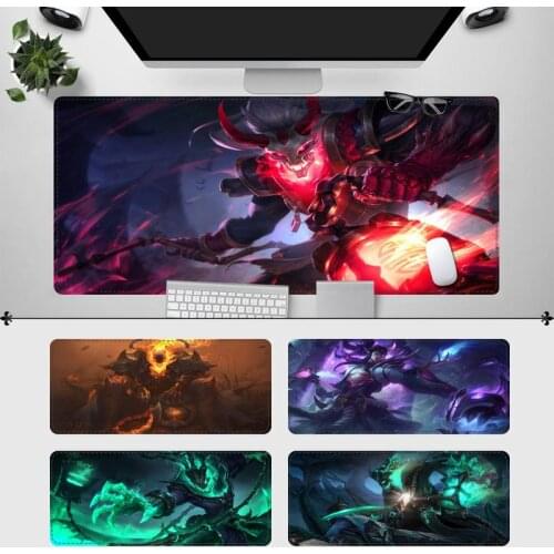 Sale League of Legends Thresh Mouse Pad PC Laptop Gamer Mousepad Anime Antislip Mat Keyboard Desk Mat For Overwatch/CS GO