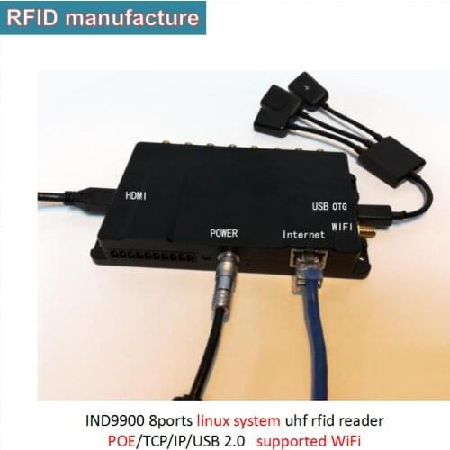 Linux system uhf rfid reader Impinj R2000 supoort Java language POE SMA interface provide sdk for parking marathon timing race