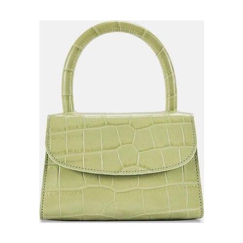 Bags 2021 New PU Leather Crocodile Pattern Single Shoulder Portable Mini Bag Single Shoulder Messenger Bag Women Bags