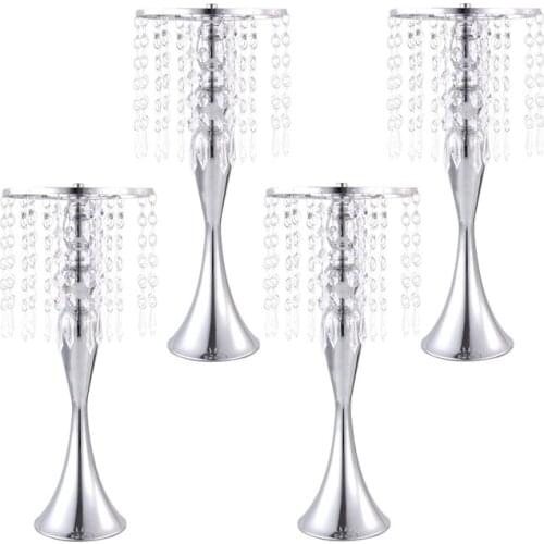 Wedding Flower Stand,Wedding Flower Arrangement for Table Centerpiece,Metal Flower Vase for Wedding Anniversary Dinner qq411