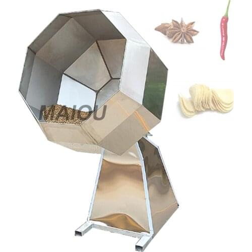 Octagonal snacks seasoning mixer machine Food flavoring machine