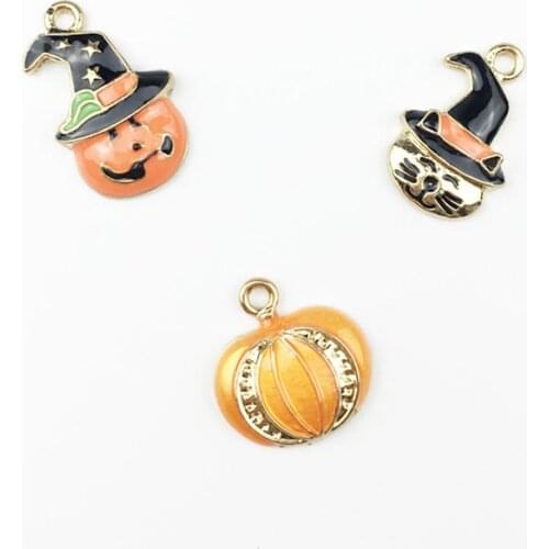 Jewelry Accessories Halloween Theme Pumpkin Hat Cat Head Hair Accessories Bracelet Nylon Alloy Accessories