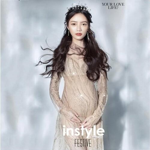 Women Photography Props Dresses Luxury Blingbling Maternity Dress Glitter Full Sleeves Pregnancy Clothes Studio Photo Shoot