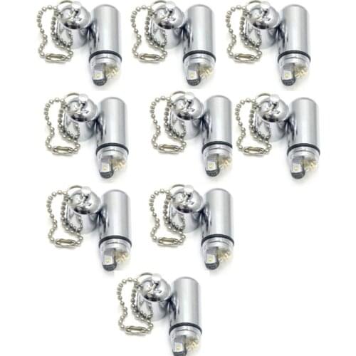 Lot 10pcs Small Metal Kerosene Wheel Lighter Fluid Oil Cigar Cigarette Flint Flame Mini Kerosene Lighter with Keyring