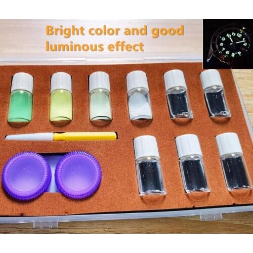 Free Shipping 4 Colors Professional Watch Luminous Fluorescent Powder Watch Repairing Tool Kit Hot Sale