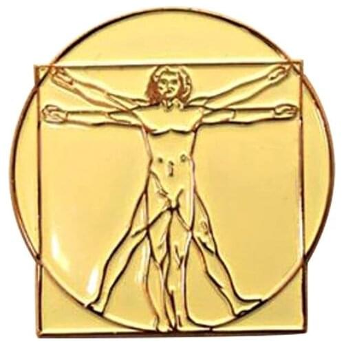 Naked man pin
