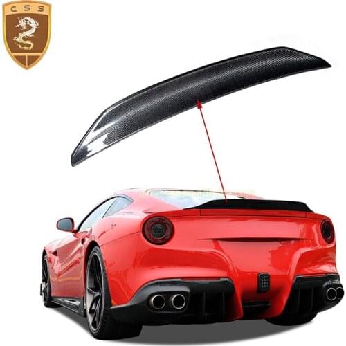 CSSCAR Factory cheapest price good quality carbon fiber rear Spoiler wing For Ferrari 12 OEM Added-on Style Duck Tail Wings 0083