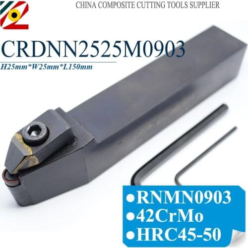 EDGEV CBN Insert Tool Holder CRDNN2525M09 CRDNN2525M12 Lathe Turning Tools For RNGN0903 RNGN0904 RNMN1203 RNMN1204 RNMN1207