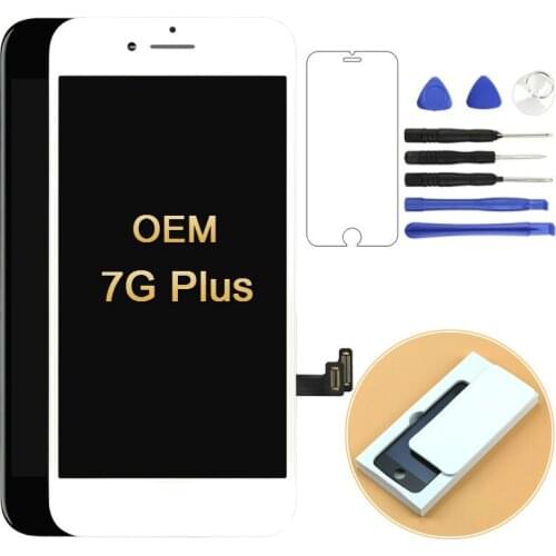 5pcs OEM For LCD iPhone 7P 7 Plus NO Dead Pixel Display Screen Replacement parts Digitizer Assembly For iPhone 7 Plus LCD