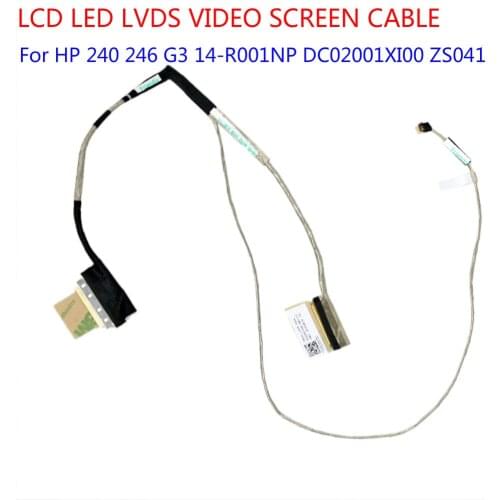 For HP 240 246 G3 14-R001NP DC02001XI00 ZS041LCD LED LVDS VIDEO SCREEN CABLE