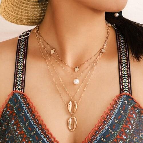 Duohan Pearl Necklaces For Women