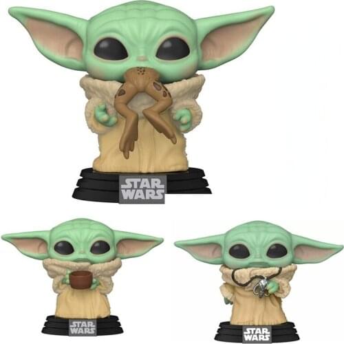 Hasbro Star Wars Master Yoda Baby Mandalorian Figurine Anime Dolls PVC Action Figure Model Toy Kids Gift