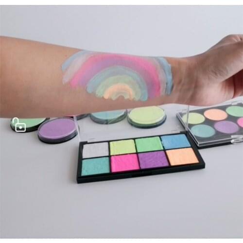 8-Color Fluorsecent Painting Box Water Safety Sports Events in Party Teaching Safe Children