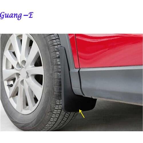 Car body cover plastic fender soft mudguard protection flap splash mud guard frame 4pcs For Mazda CX-5 CX5 2013 2014 2015 2016