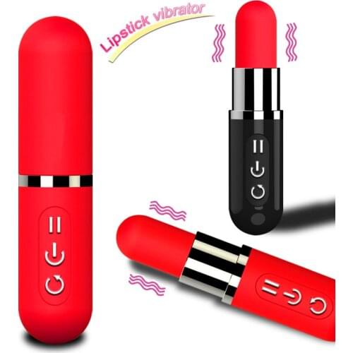 11cm Sexy Lipstick Vibrators For Women Clitoris Stimulator Anal Massage Female Sex Toys Adult Products Erotic Machine In Pocket