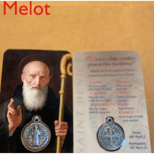 Rock Traditional Holy Things-Prayer Card-Saint Benedict Exorcism Belt Holy Sign Decoration Beautiful Collection