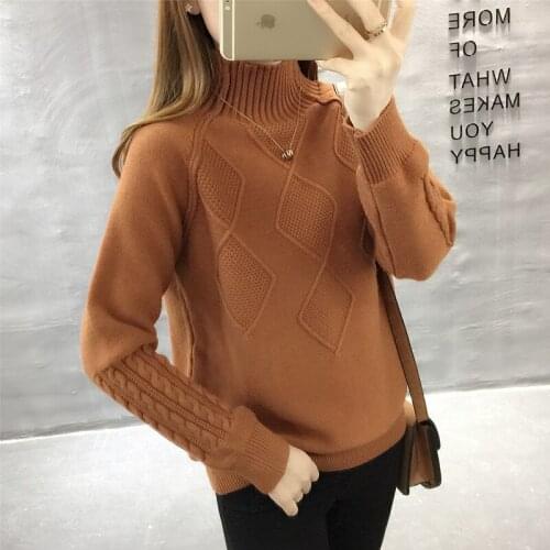 High Quality Women Turtleneck Winter Sweater Woman Cashmere Knitted Ladies Sweaters And Pullovers Female Jumper Tricot Top Basic