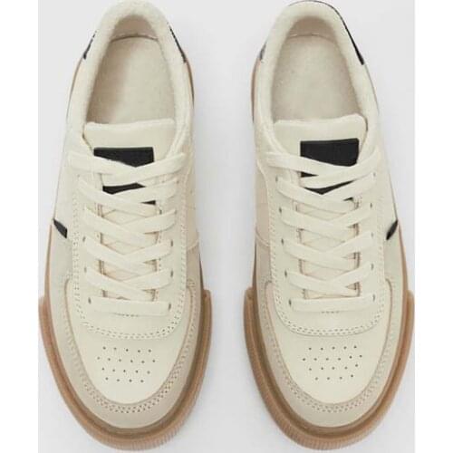Vulcanized Shoes Women 2021 Korean Style Casual Version Thick-soled Sports Running Shoe Flats Board Shoes Sneakers Woman