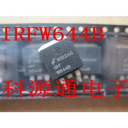 10Pcs IRF W644B IRFW644B IRFW644 TO263 SMD MOS field effect transistor 14A 250V N-channel DPAK TO263 transistor