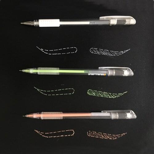 2pcs/lot Tattoo Marker Pen Permanent Makeup Supplies Microblading Accessories Surgical Skin Marker Pen Tools for Eyebrow Lip