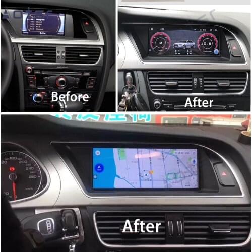 8+128GB Android10 For Audi A4 A4L A5 B8 8K 2009-2012 Stereo GPS DVD Radio Screen Monitor MMI 2G 3G MIB multimedia radio tape