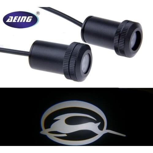 AEING 2pcs Ghost Shadow Logo welcome Car White LED Door Light Laser Courtesy Slide Projector logo Emblem light For CHEVY IMPALA