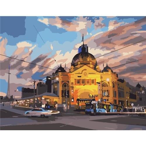 Atelier Love Girl With Beautiful Sea Diy Canvas Painting By Numbers Modern Acrylic Abstract Oil Paint By Numbers Picture Wall