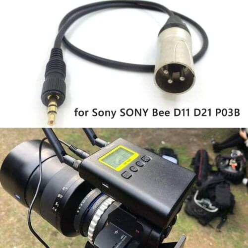 3.5mm Audio Cable Gold Plug Cord Audio for Sony UWP D11 Sound Recording Equipment Microphone Accessories