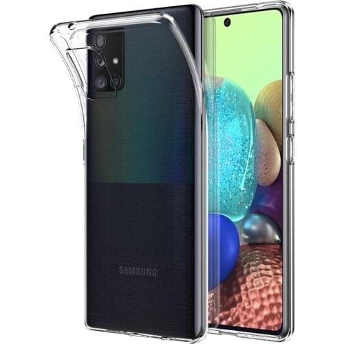 For Samsung Galaxy A42 A52 A72 5G A71 A51 A41 A40 A50 A70 A60 Ultra Thin Transparent Case Clear TPU Gel Soft Phone Cover Bag