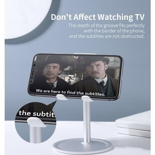 Aluminium Alloy Phone Holder Stand Mobile Smartphone Support Tablet Desk Portable Cell Phone Holder