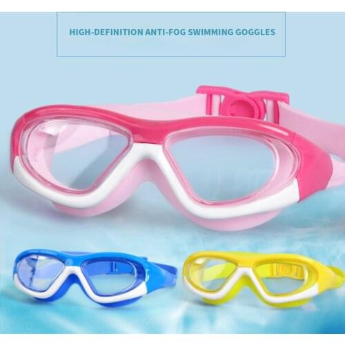 Childrens Swimming Goggles Boys and Girls Swimming Goggles Equipment Anti-Fog Waterproof Hd Waterproof Glasses 2021 new