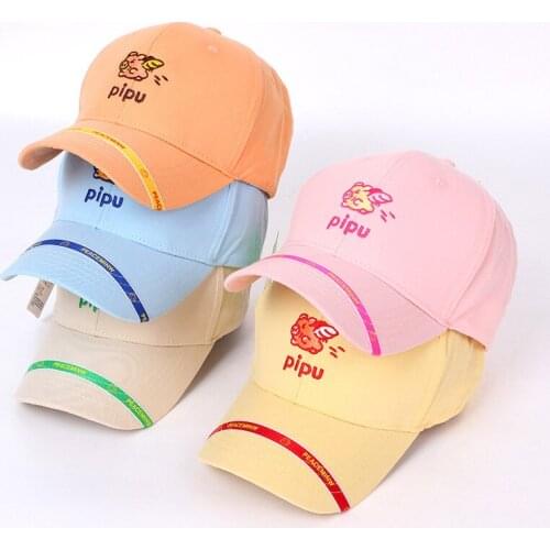 Doitbest 2021 Children Baseball Cap spring Hip Hop Embroidered Wings pig summer kid Hats Boy Girl hat Caps snapback gorras