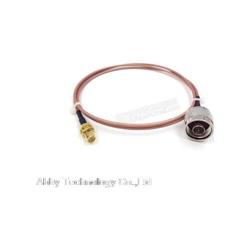 10pcs/lot N type male to sma male cable 100cm RG-316 sma to N type Antenna Extension Cable