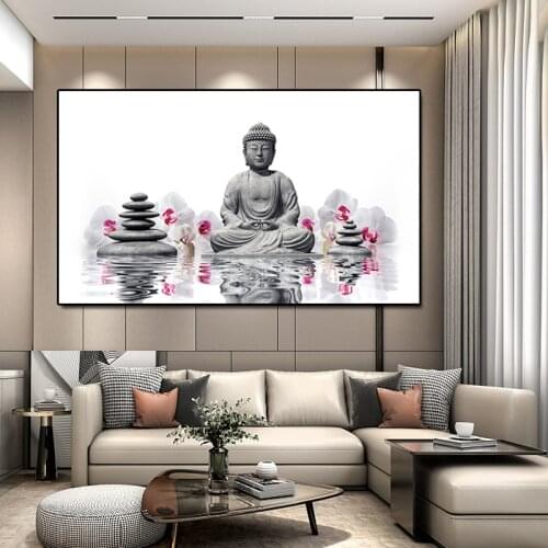Canvas painting wall art Shakyamuni Buddha Paintings living room decoration wall pictures Modern Home Decor Art Posters Cuadros