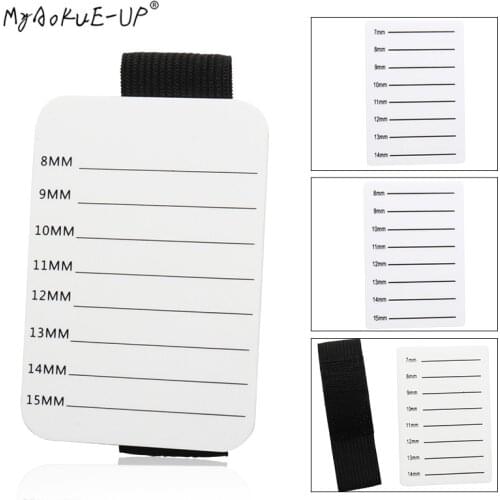 Eyelash Tray Strip Stand Acrylic Adhesive Pallet Holder Pad Eyelash Extensions Hand Plate Makeup Tools