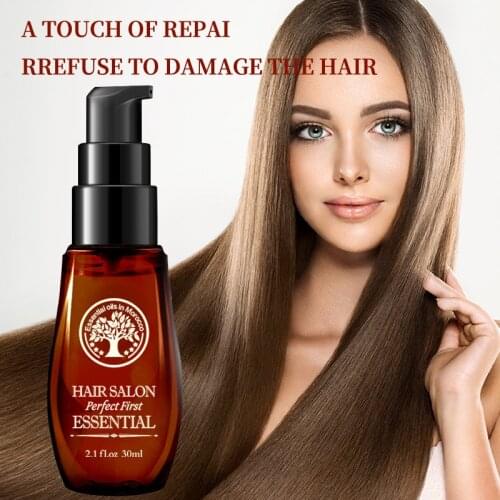LAIKOU Pure Morocco Argan Oil Hair Oil Keratin Straightening Curly Treatment Growth Mask for Damaged Hair Dry Split Ends
