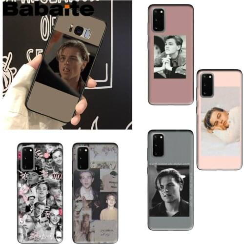 Babaite dicaprio leo young leonardo Soft Rubber Phone Cover for samsung a30 A30S A40 A70 A21 A21S a51 a50 a71 a11 a91