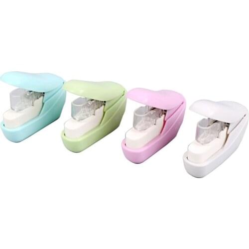 No Nails Stapling Machine Mini Cute Book Stapler No Staples required Stapleless Stapler Paper Stapling Stapler U4LD