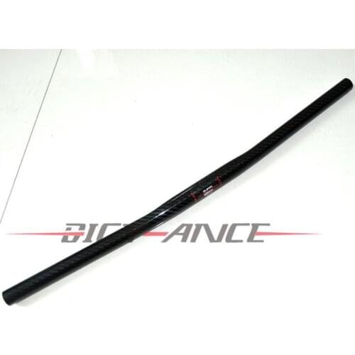 Newest Mountain bike 3K full carbon fibre handlebar flat carbon bicycle handlebar MTB lightest parts 25.4*580-700mm Free ship