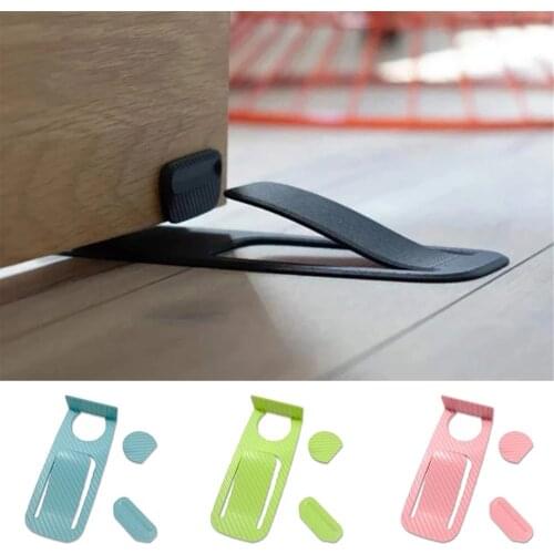 Creative Spring Door Stopper Properly Holds The Door Open Door Wedge Holder Multi-function Door Stopper Safety Protector