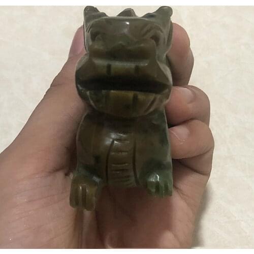 Get pair couple | Jade | Vintage | Stone | Crystal Figurines brave troops status tea pet Statues Asian jadeite gemstone scu