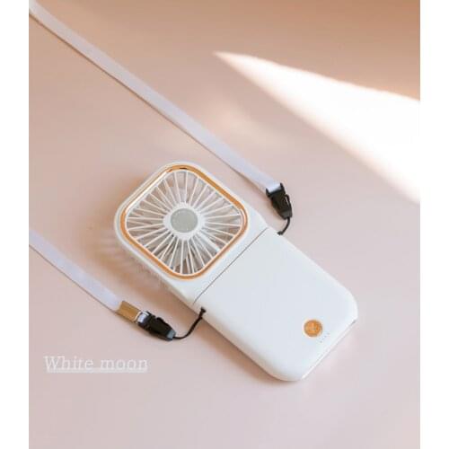 Portable stand fan mini folding desktop Fan USB neck fan can be used as power bank fan with 3000 Ma battery for long life