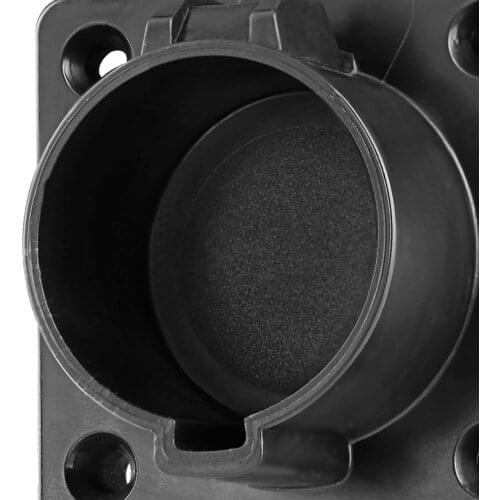 Electric Vehicle Charging Gun Socket Easy To Install Charging Pile American / European Standard Socket Bracket, with 4 Screws