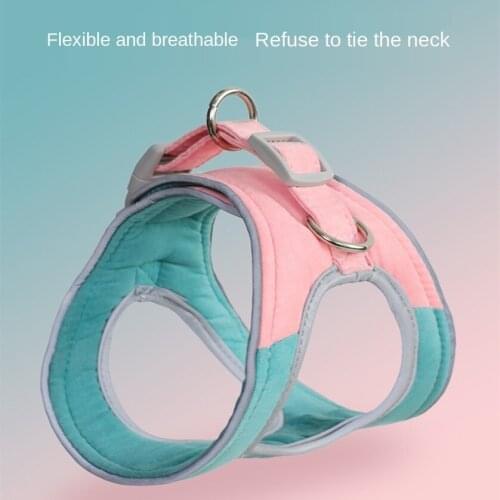 Refuse To Strangle Dog Harness Teddy Bichon Small Mid-sized Dog Anti-strike Dog Harness Dog Accessories