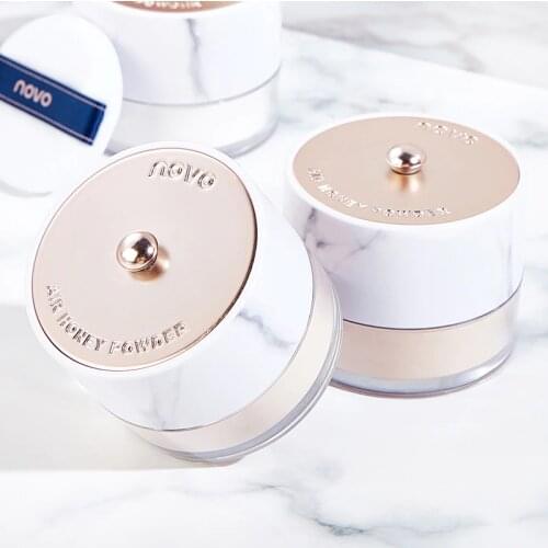 Light Air Loose Powder Transparent Setting Powder Waterproof Lasting Oil control Moisture Finish Face Makeup With Cosmetic Puff