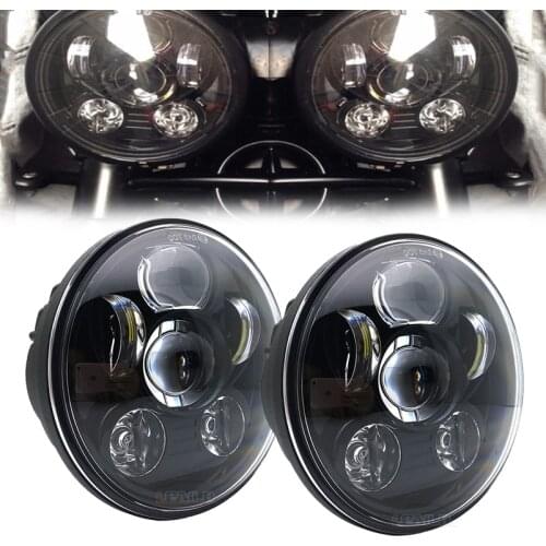 DOT Approved 5.75 Inch LED Headlights for Triumph Rocket iii 3 & Speed Triple & Street Triple 5 3/4" Headlamp For Iron 883 Dyna