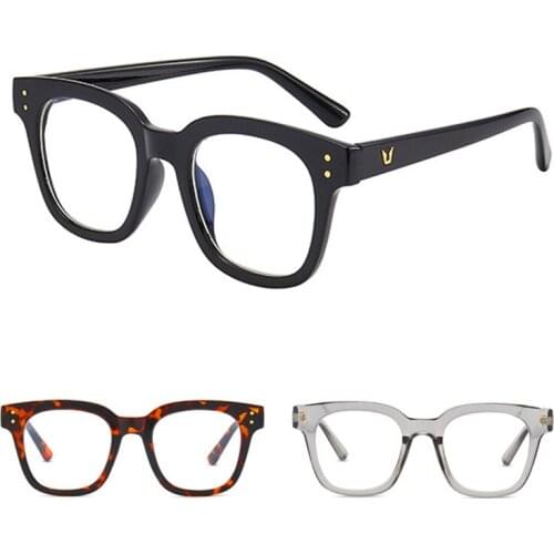 Women Anti Blue Rays Glasses Mens Square Computer Eyeglasses Blue Light Coating Gaming Working Glasses UV400 Protection Eyewear