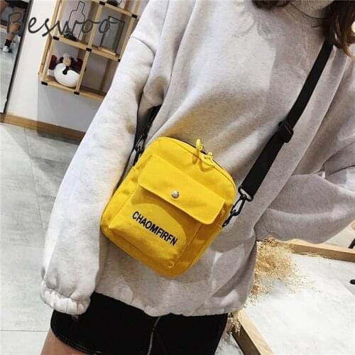 Womens Shoulder Bag Fashion Pure Color Casual Tote Outdoor Bag Canvas Handbag Zipper Messenger Bag Women Satchels Designer Bag