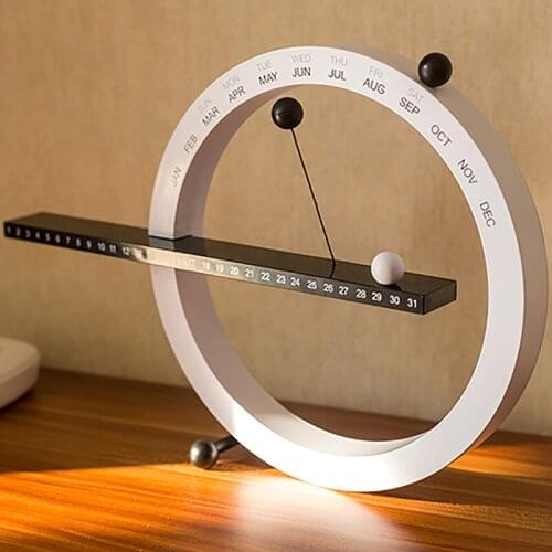 2021 Nordic Style Creative Fashion Time Perpetual Table Calendar Manual Desk Calendario Home Decoration Best Birthday Gift