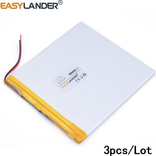 3pcs /Lot 5600mAH 4593105 3.7v lithium Li ion polymer rechargeable battery Original L G SmartQ T20,VI40,AMPE A86 Dual Core P85